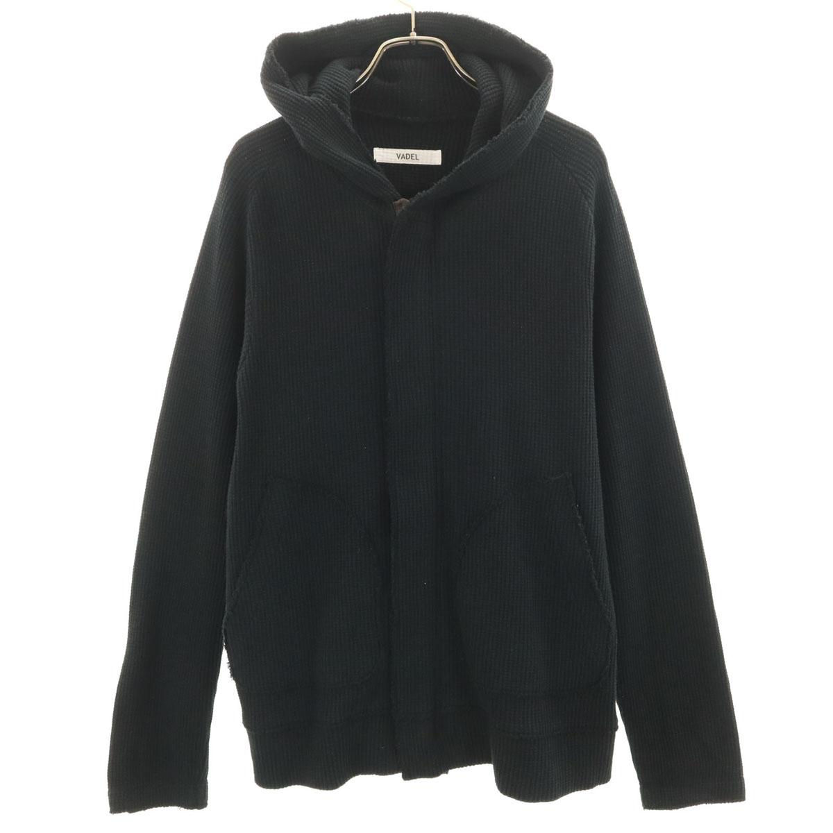 

VADEL сделано в Японии Вязаное худи с длинным рукавом на молнии 48 черный Мужское Б/У