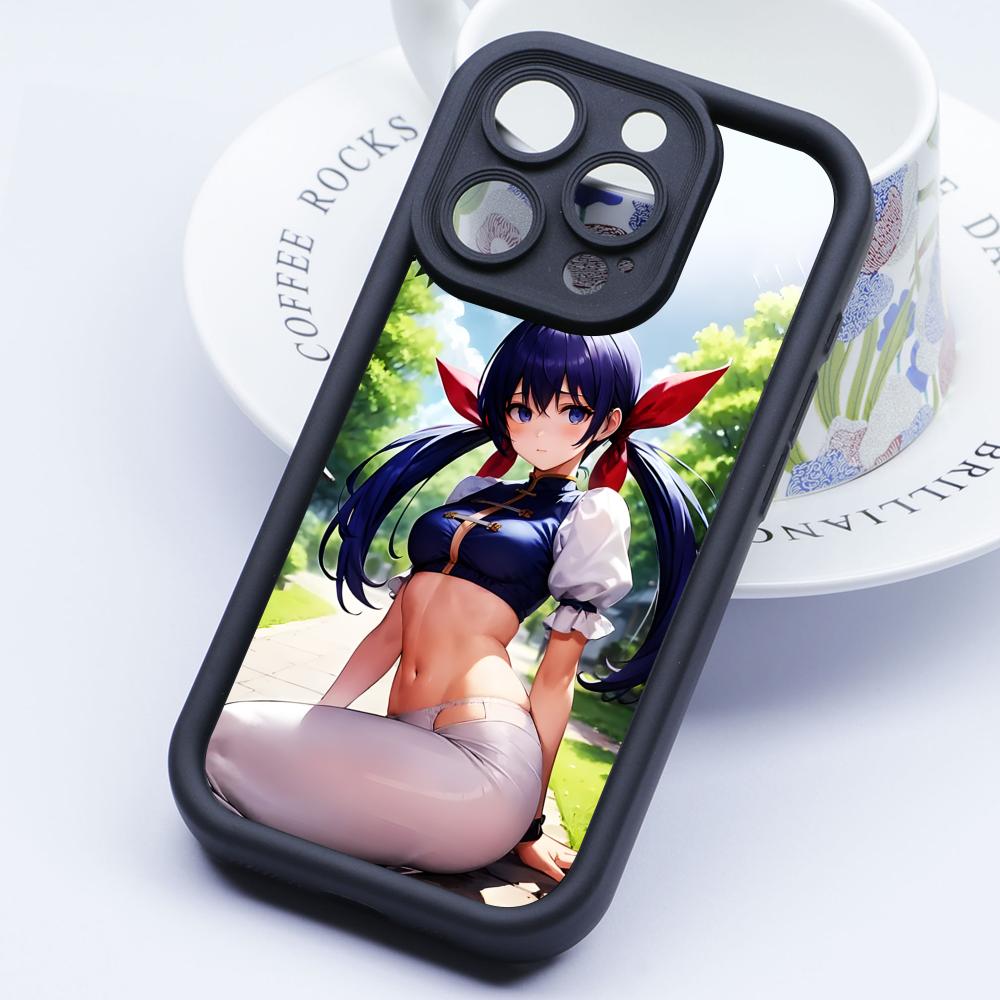 Fatal Fury Hotaru Futaba Handyhülle für iPhone 17 16 15 14 13 12 11 Air Pro Max Plus Verdicktes TPU Bunte Hülle Hübsche Hülle
