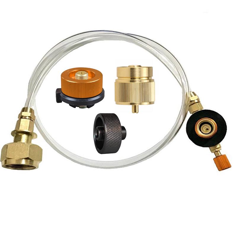 Camping & Hiking Gas Can Adapter: Card-Type Flat Can Inflation Connector