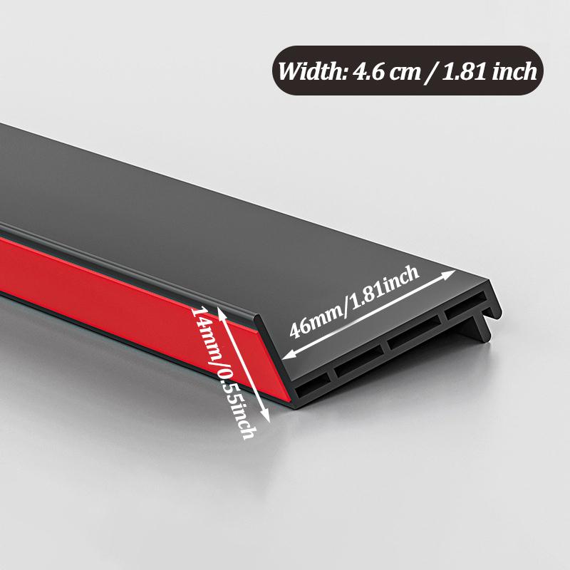 

1.1m TPE Window Water Blocking Bar Balcony Waterproof Rainproof Water Guide Plate Home Window Blocking Board Sealing Strip