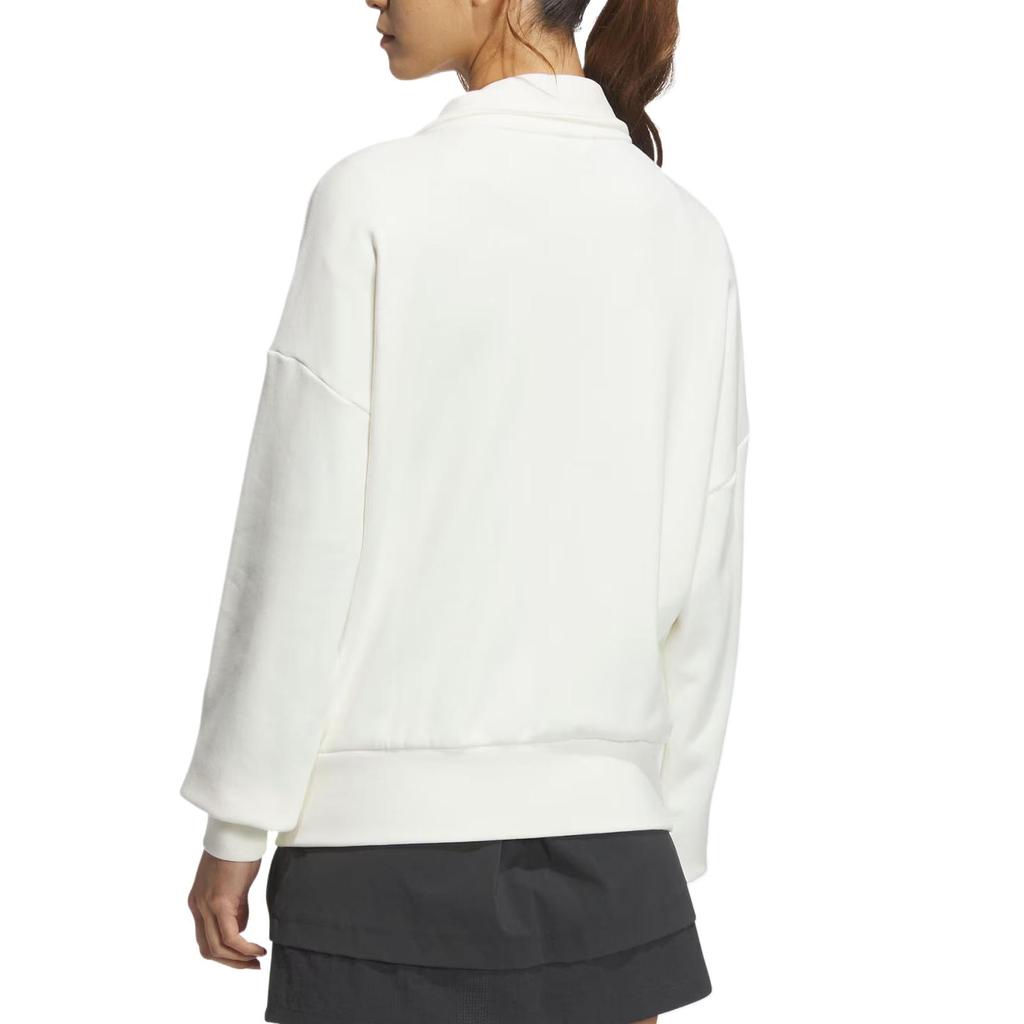 Adidas Logo Kn Jacket Comfortable Breathable Sports Casual Jacket Women Jackets Han-Jade-White JL6277