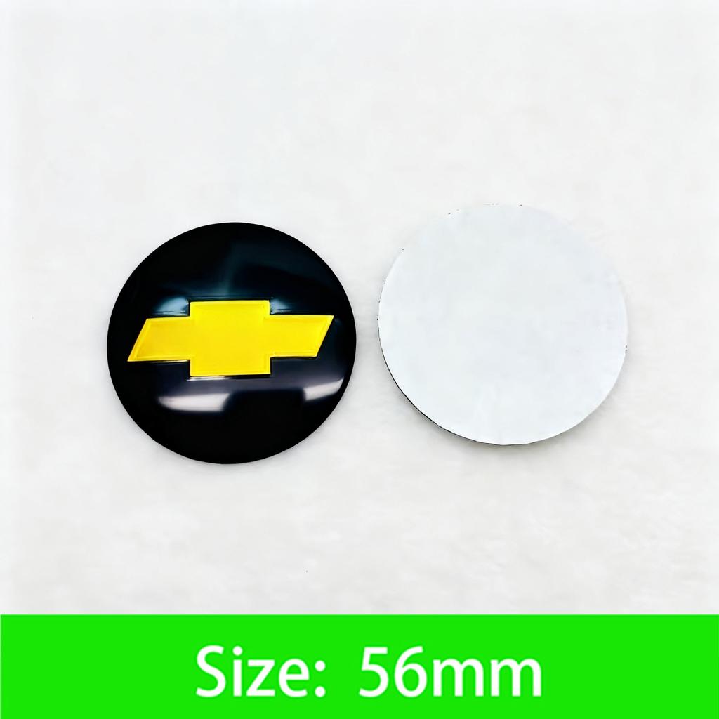56-65mm Car Wheel Center Hub Cap Emblem Sticker Accessories For Chevrolet Cruze Sonic Silverado Trax Camaro Captiva Aveo Z71 SSR