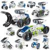 12-in-1 Solar Robot DIY Assembly Kit - Educational Building Blocks for Kids