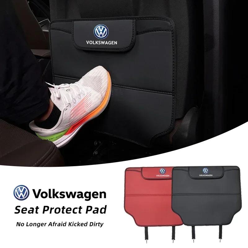 YNEPB1 Car Backseat Anti-Kick Mats Seat Anti Dirty Protective Cover For VW GTI Atlas Jetta Touareg Variant Golf Polo Taos Nivus Passat