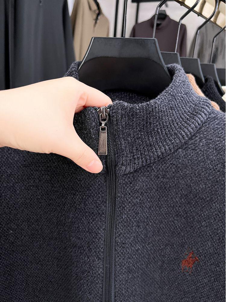 Men's Winter High Neck Knit Sweater