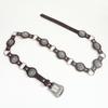 Pu Leather Western Style Belt Carving Y2K Jeans Belt Casual Bohemian Waist Belt  Decorative Jeans