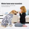Gemütlicher atmungsaktiver Hundepyjama - Warm, Vierbeiner, Anti-Haarausfall, Baumwollanzug für große Hunde