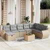VidaXL Garden Lounge Set with Cushions 9 Pcs, Patio Sofas, Patio Furniture Set, Outdoor Furniture, Mix 3265098