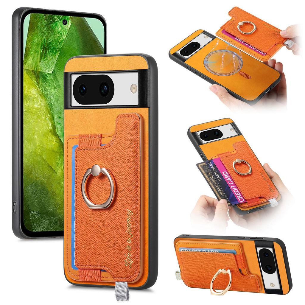 Google Pixel 10 Pro Case with Magnetic Ring & Card Holder, Compatible with Pixel 9A