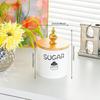 ZISIZ Large Diamond Ceramic Tea Caddy