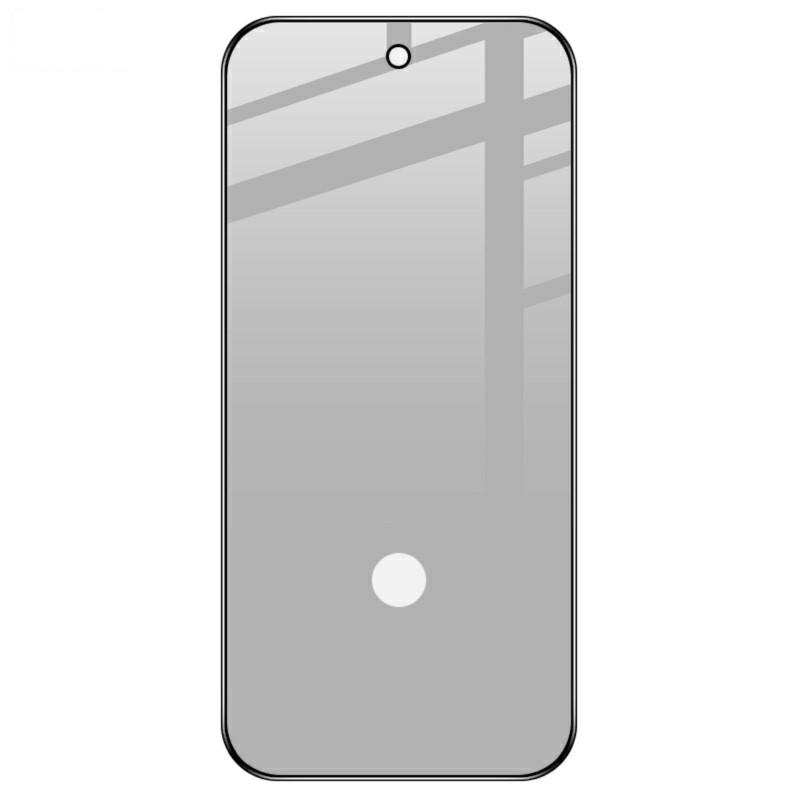 IMAK For Google Pixel 9a Privacy Tempered Glass Screen Protector Fingerprint Unlock Compatible Anti Spy Film