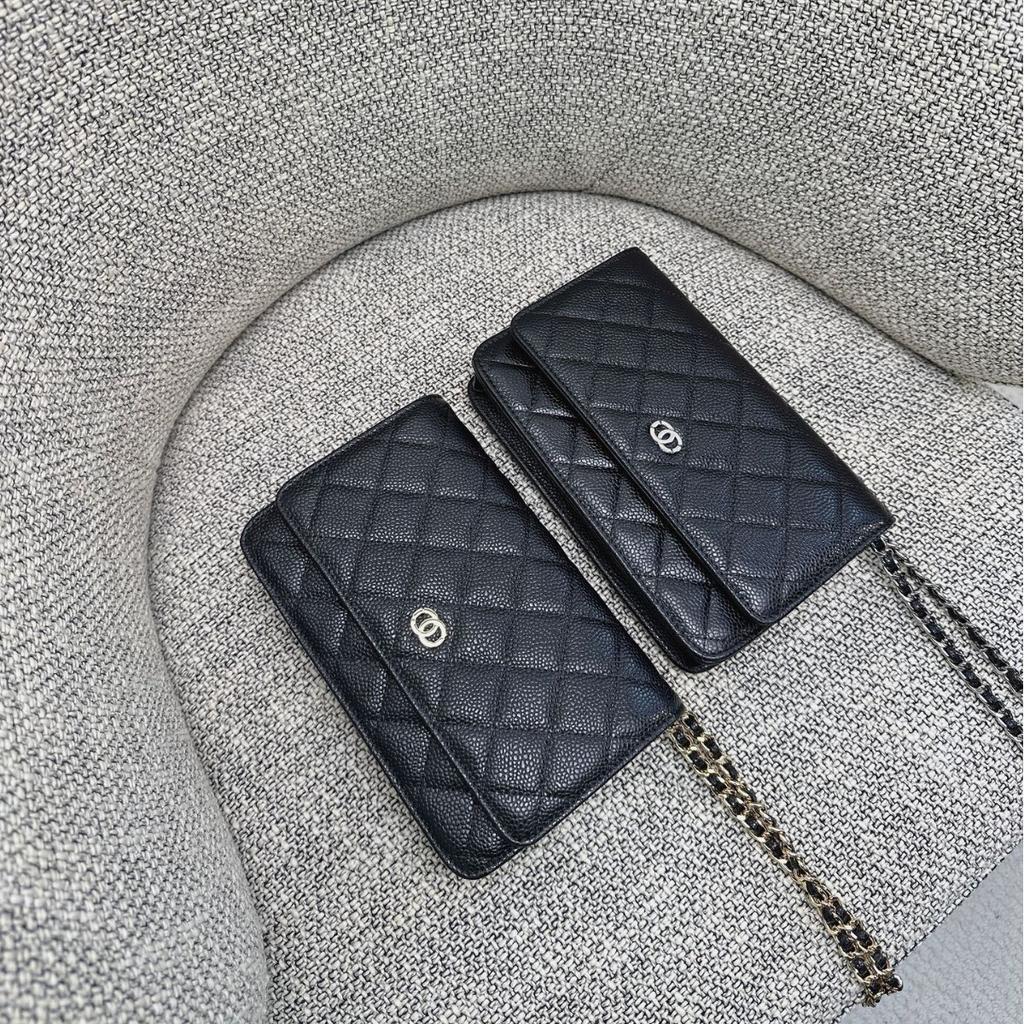 Xiaoxiangfeng woc Glückstasche, Diamantkette, Umhängetasche, kleine quadratische Ledertasche, Damen-Münztasche, Handytasche.