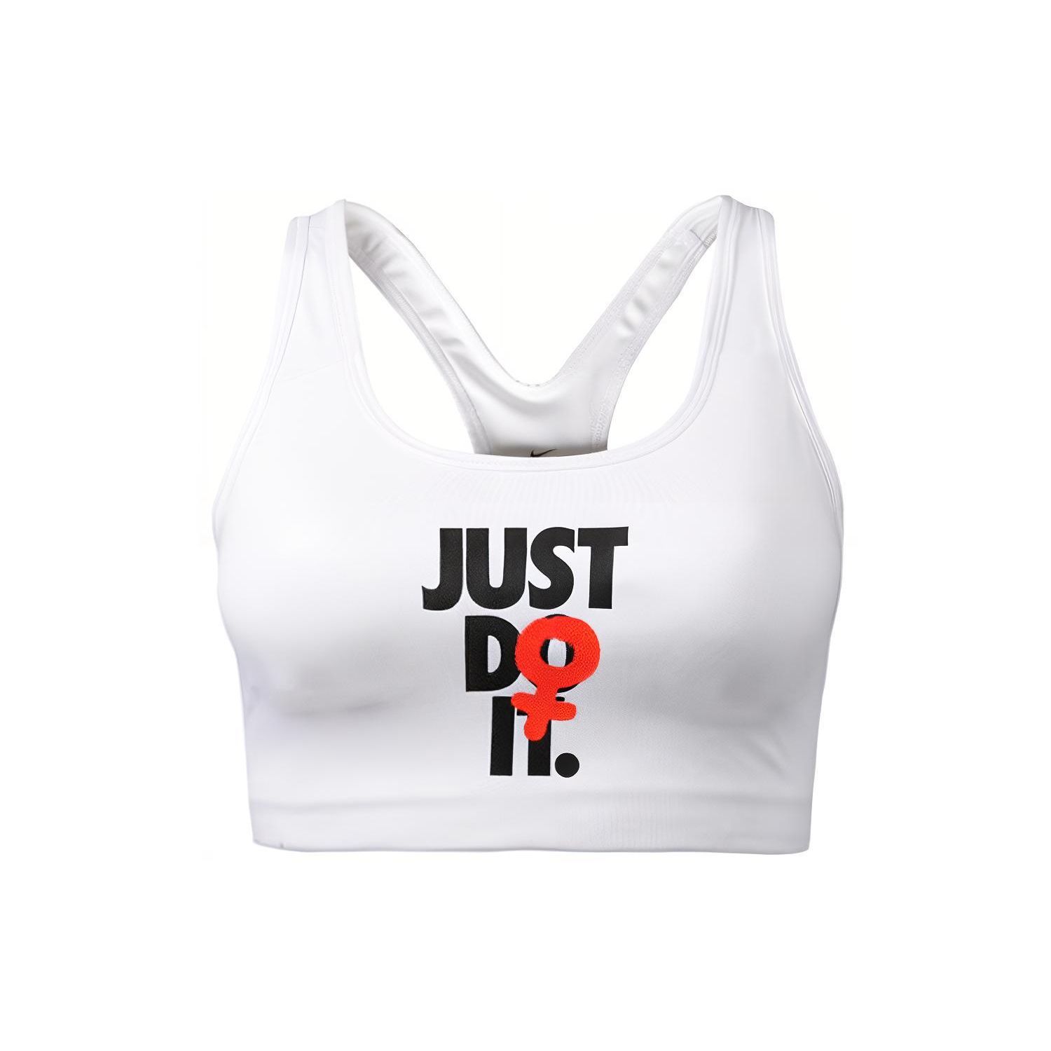 

Nike Спортивный бюстгальтер средней поддержки женское нижнее белье белый BV3917-100 S