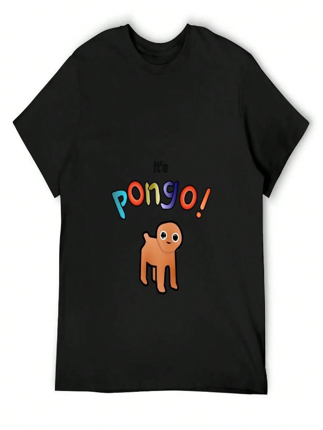 It s Pongo! T-Shirt Graphic Shirts Fashion Shirts Oversized Graphic Tee Mens Big And Tall T Shirts S разноцветный