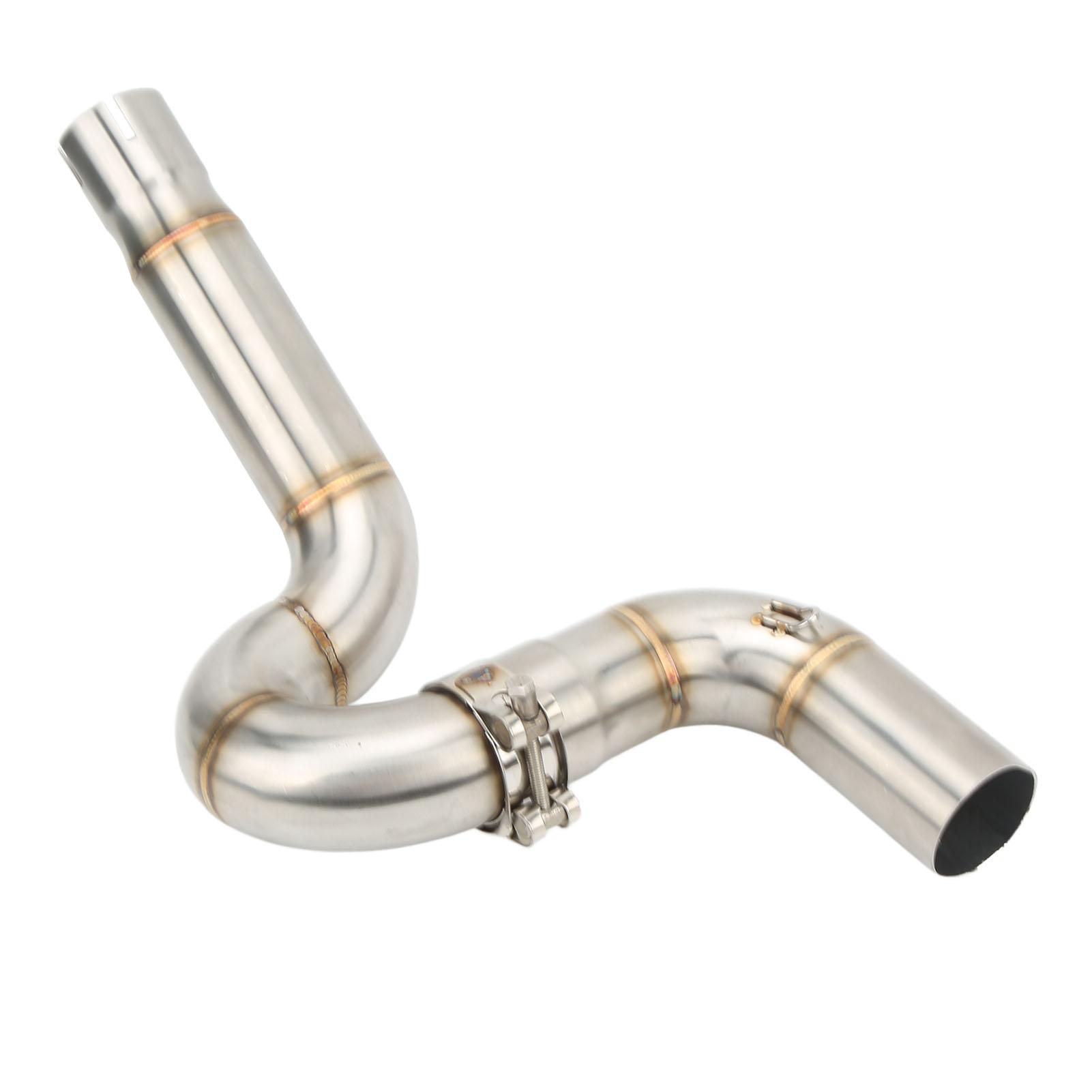 

Exhaust Mid Pipe Stainless Steel Elbow Design Leak Free Replacement for Benelli TRK502 2017‑2020