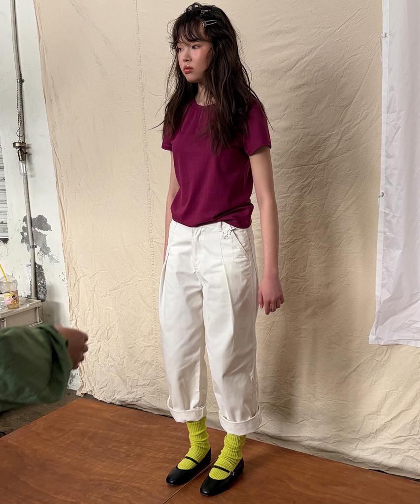Okkitteu Slim Fit T-Shirt Wine