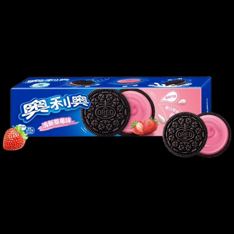 Oreo Strawberry Flavor Sandwich Cookies