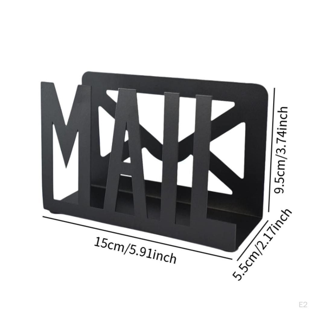 Mail Organizer Holder Artwork Hollow Table Sorter Storage for Birthday Gift