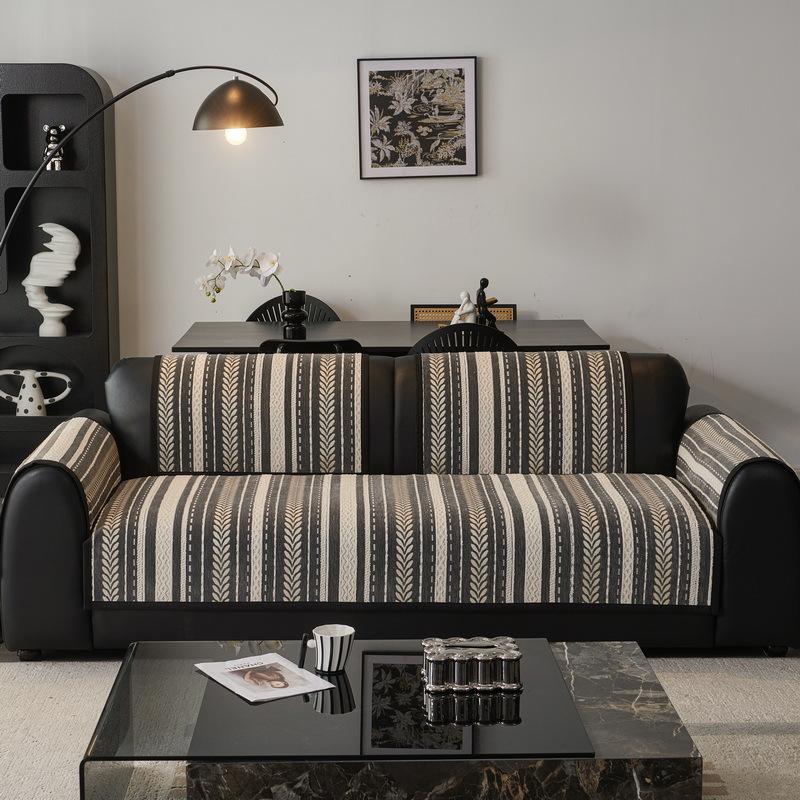 Polštář na pohovku Univerzální pro všechna roční období Nový sedací polštář Protiskluzový Všestranný Lehký luxusní High-end vzhled Jednoduchý moderní Potah Kůže