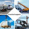 Red Grade 80 Alloy Steel Hammerlock Coupling Link Connection Hoisting Buckle Hoisting Buckle Crane 8T