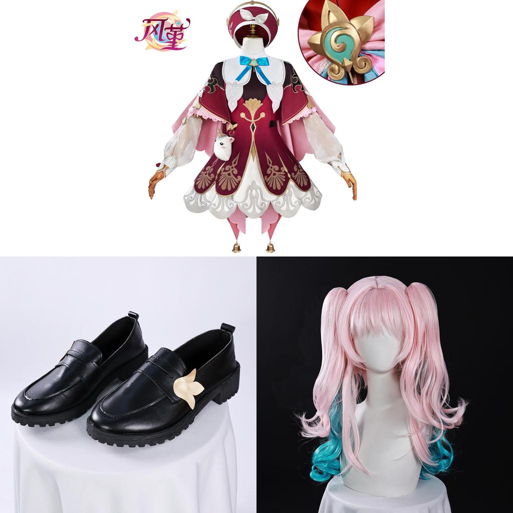 Honkai Star Rail Hyacine Cosplay Costume With Accessories For Anime Conventions
