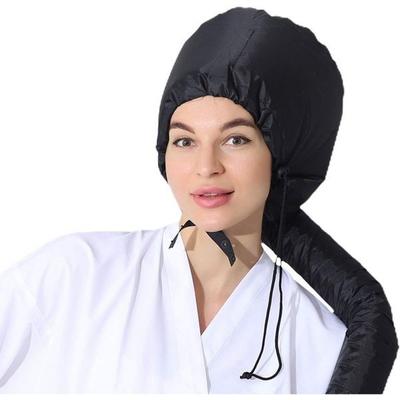 Bonnet Hair Dryer Hood Attachment Cap DIY Deep Conditioning Treatment Care, Black, 1 Piece