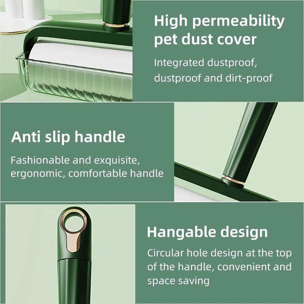 New Wider 24cm Sticky Lint Roller for Pet Hair Portable Pet Lint Remover for Clothes Furniture Carpet Dog & Cat Hair Removal