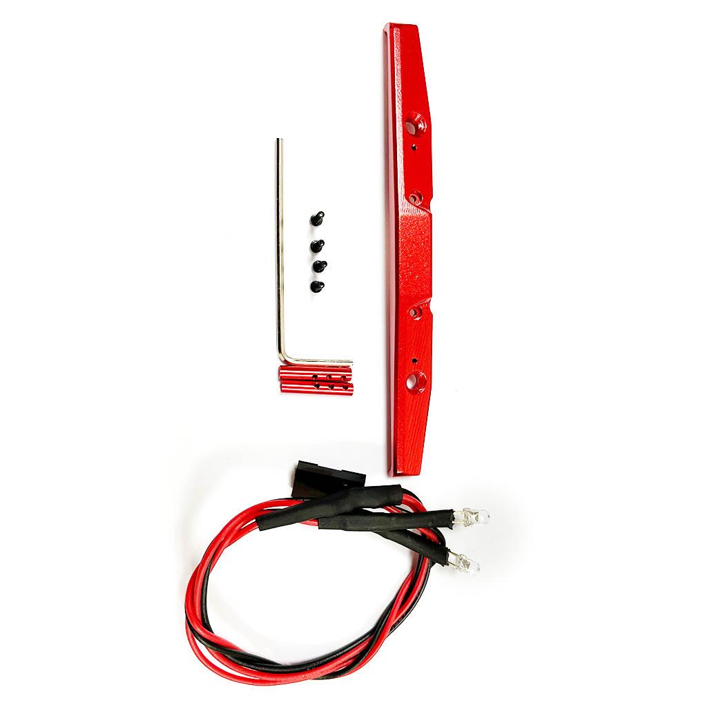 9pack/lot Front Bumper Safety Upgrade For SCX24 AXI00001 Aluminum Alloy Aluminum Alloy Front Easy