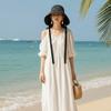 Solid Color Summer Sun Hat Wide Brim Bucket Hat Casual Sunshade Hat  Summer