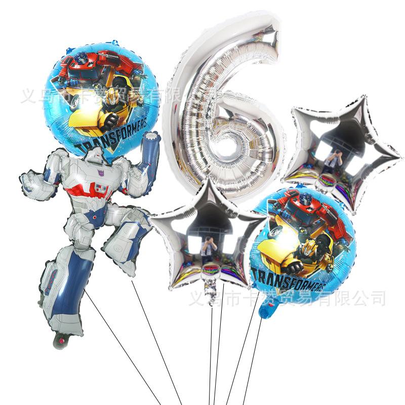 6 ks fóliové balónky narozeninový motiv Party dekorace Potřeby pro miminko Chlapecké děti Hračky Air Globos