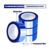 4 Rolls Blue Heat Tape, High Temperature Heat Resistant Tape Heat Transfer Tape for Heat Sublimation Press Vinyl, No Residue