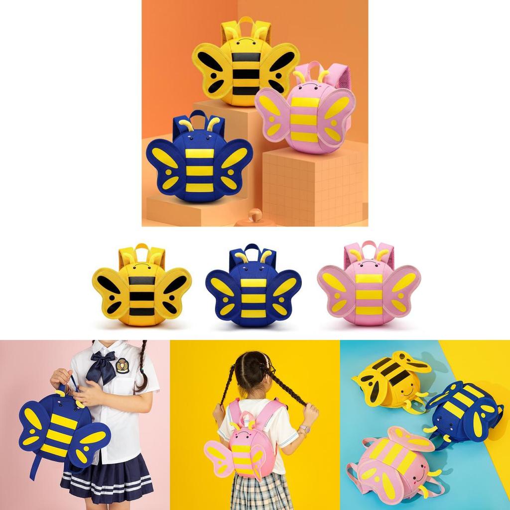 Toddler Childrens Animal Pattern Backpack With Lightweight Straps For Preschool