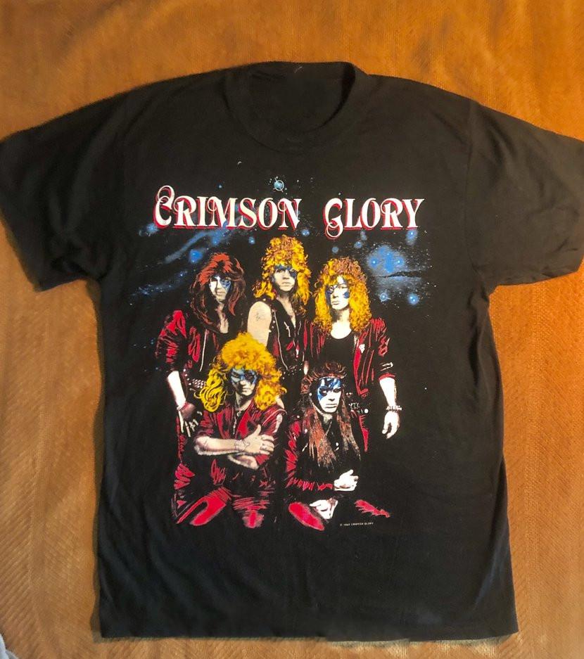 

Collection Crimson Glory 89 Euro Tour Back Size S-5XL Shirt AR1044 Unisex T-Shirt XXXL