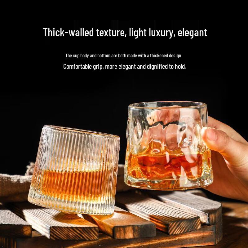 Shangqi Square Texture Borosilicate Glass Tumbler Set