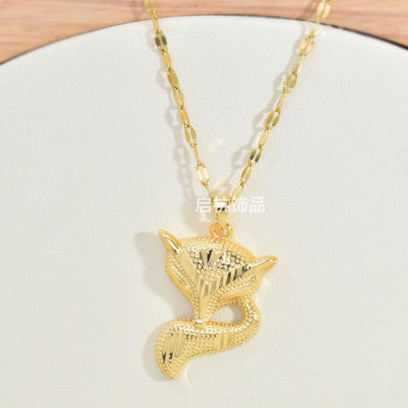 Wind Small Butterfly Necklace Women'S Simple Trend Temperament Pendant Collarbone Chain Exquisite Accessories