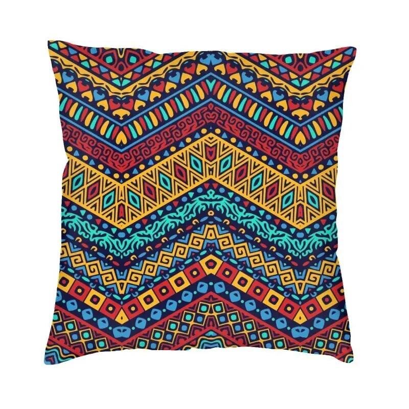 Decorat Fata de Perna Sufragerie African Etnic Geometric Floral Husa de Perna Model Colorat