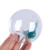 Packing Fillable Photo Props Christmas Disc Balls Christmas Ornaments Clear Flat Ball Home Decor