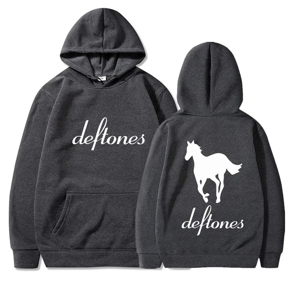 New autumn and winter fashion brand Deftones hoodie men's fashion long sleeved women's casual Harajuku street pullover