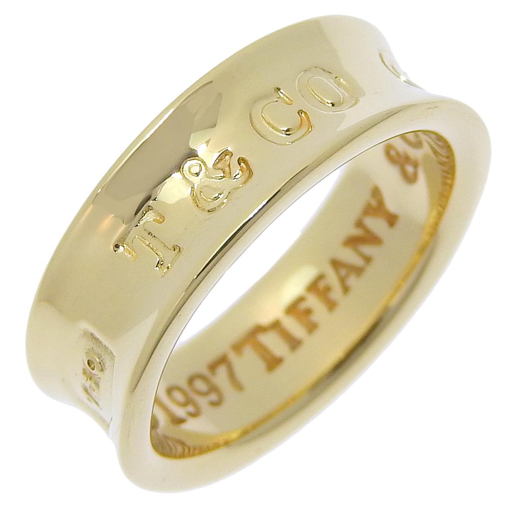 

TIFFANY&Co. 1837 Narrow Ring K18 yellow gold #4.9(US Size) 6.2g Women Used