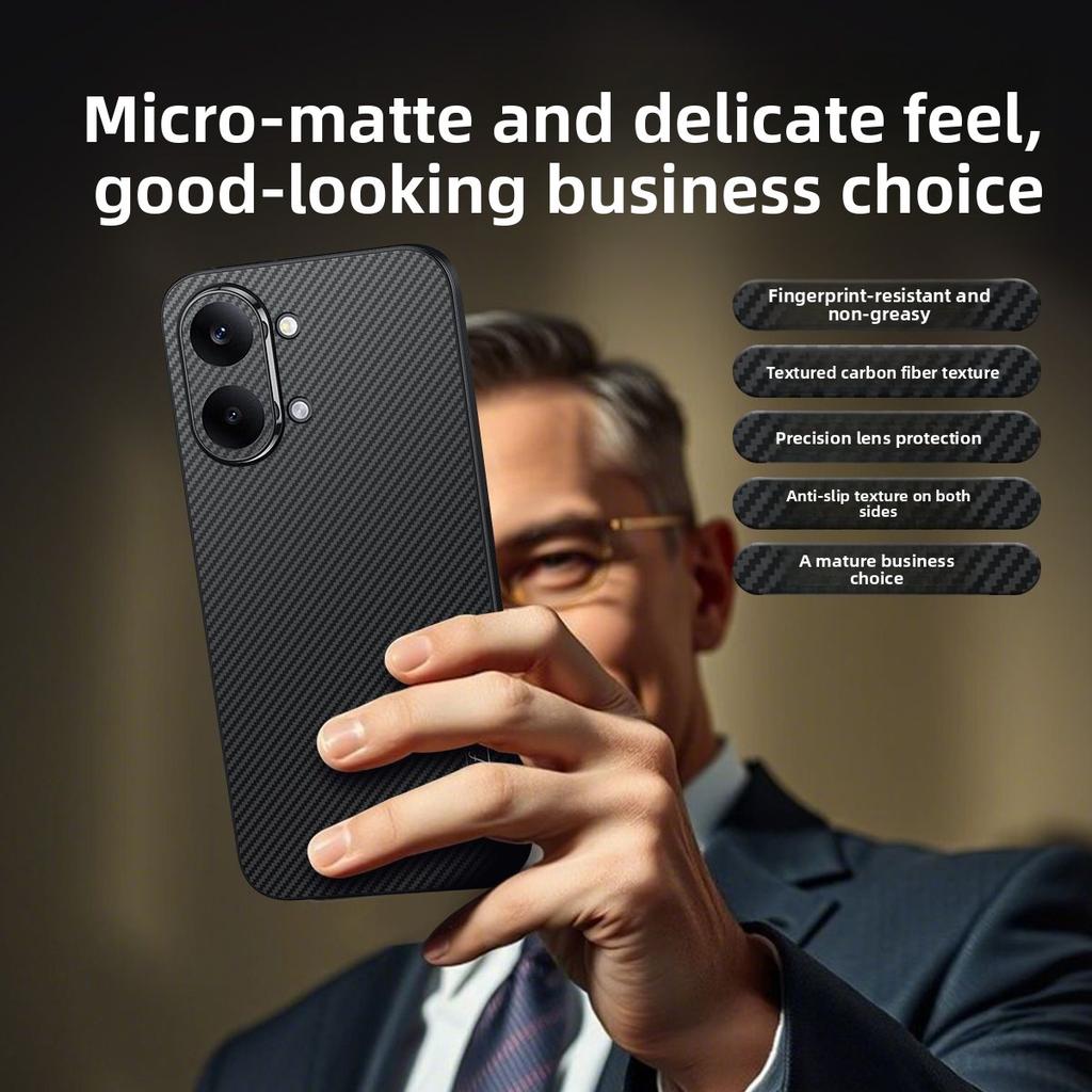 Geschäftliches Carbonfaser-Muster Hülle für Xiaomi POCO X8 Pro Max X8 F8 Ultra F8 Pro M8 Stoßfeste Linse Vollschutz Abdeckung