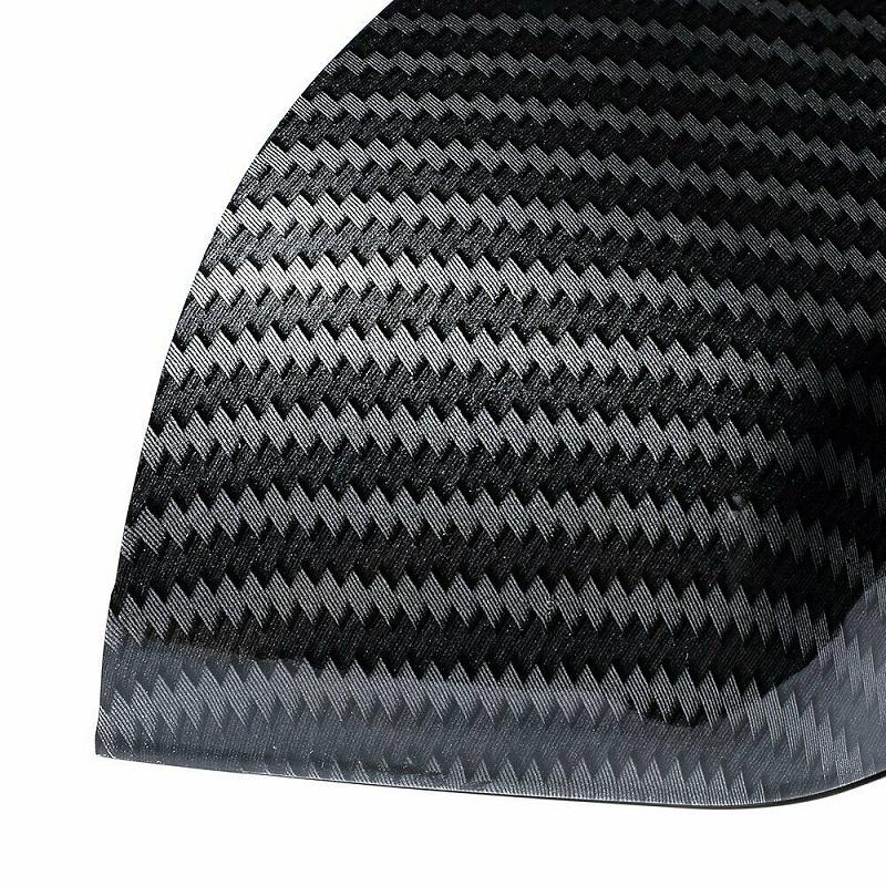 1 Par de Capas de Espelho Retrovisor Lateral de Porta em Fibra de Carbono ABS para BMW E60 E61 F10 F11 F06 F12 F13 F01 F02 Preto Brilhante