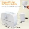 US European Plug LED Night Light PIR Motion Sensor Light Smart Lamp 110V 220V AAA Battery For Bedroom Bathroom Corridor Closet