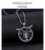 Xiweier Retro Bull Head Necklace - Unisex Copper Pendant
