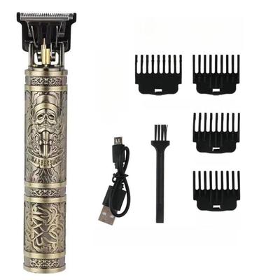 USB Charging Wireless Hair Clipper, Men's Shaving and Slimming Device, Rechargeable Body Hair and Beard Trimming Scissors