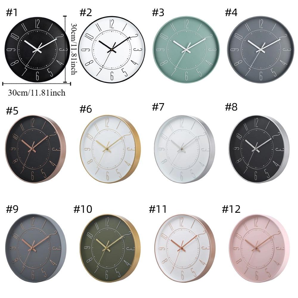 Plastic Hanging Clock Stylish Scale Clock Modern Wall Clock Living Room