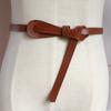 Dress Sweater PU Leather Bowknot Summer Thin Belt Corset Belt Women Waist Belt Adjustable Waistband
