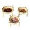 Bamboo Woven Storage Set: Includes Small Basket for Scallions, Ginger, Garlic, Winnowing Fan, Steamer, Fruit Plate, and Shelf.