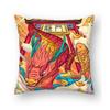 New Year's Short Plush Year of Dragon Mascot Cushion Pillow Chinese Style National Trend Congratulations On Making A Fortune Pillow Pillow Cover