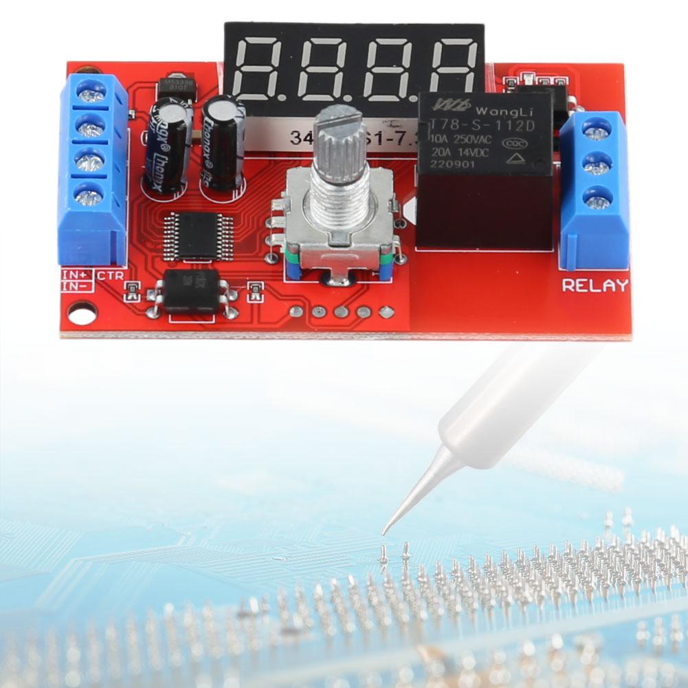 Trigger Timer Control Switch Module Adjustable Time-Delayed Trigger Timing Switch Relays Board for Pump Control