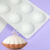 8-cavity Semicircular Petals Silicone Mold Fondant Mousse Cake Mould DIY Baking Decorating Tool Handmade-Soap Mold